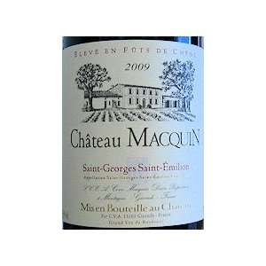   Macquin Saint Georges Saint Emilion 750ml Grocery & Gourmet Food