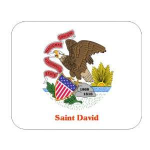  US State Flag   Saint David, Illinois (IL) Mouse Pad 