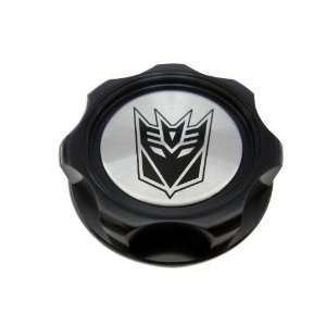 Transformers Decepticon Oil Filler Cap in Black Billet Aluminum for 