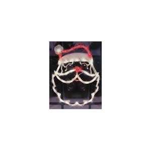   Santa Claus Face Christmas Window Silhouette Decorati: Home & Kitchen