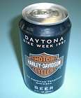 1997 DAYTONA BIKE WEEK HARLEY DAVIDSON FULL BEER CAN