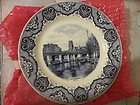 Two Maestricht Plates Rotterdam Scenes Decorative Approx. 9 Inches Old