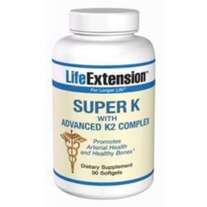  Super K w/ K2 Complex 90 softgels 90 Count Health 