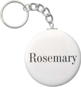 25 Inch Rosemary Name Keychain (Style 1)  