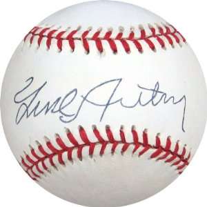  Gene Autry Autographed Baseball (James Spence) Sports 