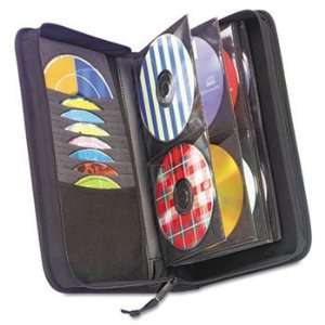  Case Logic® Nylon CD/DVD Wallet WALLET,CD,72CAP,NYLON,BK 