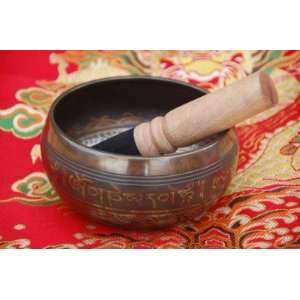   Padme Hum Great Sound Singing Bowl From Nepal Musical Instruments