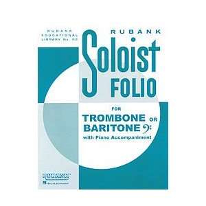 Soloist Folio   Trombone/Baritone B.C. and Piano Sports 