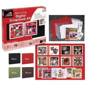  d:book All In One 8 x 8 Digital Scrapbook Album Kit with 