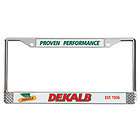 Dekalb Seeds License Plate Frame to surround current plate, this is a 