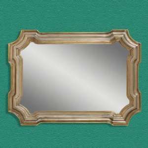  Bassett Mirror M2804 Angelica Wall Mirror in Gold and 