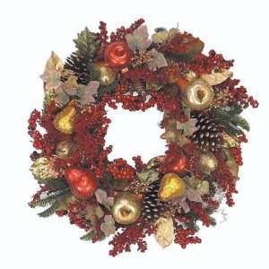  Apple Berry And Pear Wreath 20 Multi: Home & Kitchen