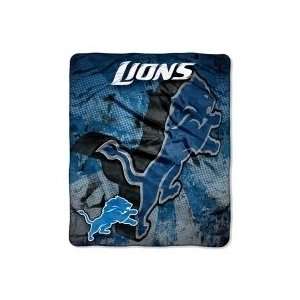  Detroit Lions NFL Imprint Micro Raschel Blanket (50x60 