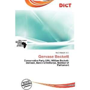  Gervase Beckett (9786200815088) Knútr Benoit Books