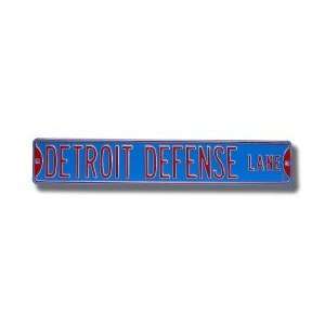    Detroit Pistons Detroit Defense Street Sign