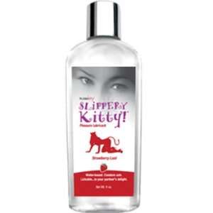   : Slippery Kitty Lubricant   6 oz Strawberry: Health & Personal Care