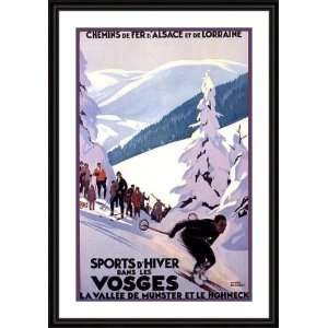  Sports DHiver by Roger Broders   Framed Artwork