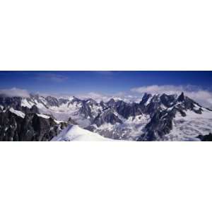  Mountain Range, Mt Blanc, the Alps, France Premium 