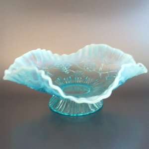   : Jefferson Northwood Blue Opalescent VINTAGE Bowl: Kitchen & Dining