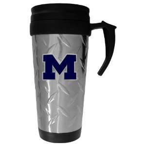   Michigan Wolverines NCAA Diamond Plate Travel Mug: Sports & Outdoors