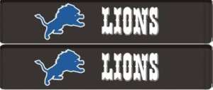 Detroit Lions NFL Seat Belt Pads Cover 2 pack Football  