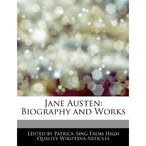  Jane Austen Biography and Works (9781276177818) Patrick 
