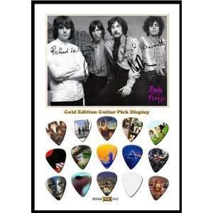 Pink Floyd (B) New Gold Edition Guitar Pick Display With 