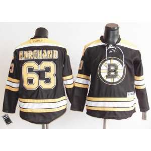  Brad Marchand Jersey Boston Bruins #63 Black Jersey Hockey 