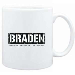 Mug White  Braden  THE MAN   THE MYTH   THE LEGEND  Male Names 