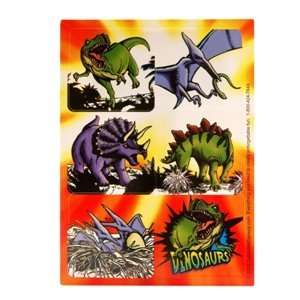  Dinosaur Sticker Sheets (4) Party Supplies: Toys & Games