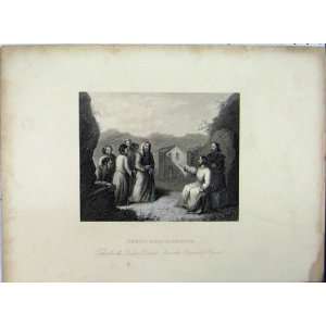  Jesus Christ Disciples 1761 Hogarth Engraving Village 