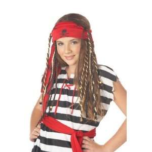  Buccaneer Braids Wig  pirate Costume Accessory Toys 