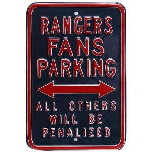 Authentic Street Signs New York Rangers Penalized Street Sign:  