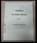 1995 GSP 2101 Owners Manual Digitech  