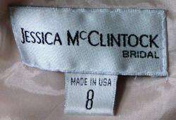 JESSICA McCLINTOCK Bridal Jr Bridesmaid DRESS Sz 8 USA  