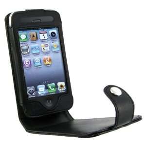  Black Leather Case with Rotating Blet Clip Cell Phones & Accessories