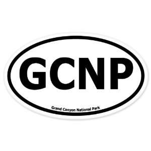 Oval  Stickers on Grand Canyon National Park Oval Car Bumper Sticker 5 X 3