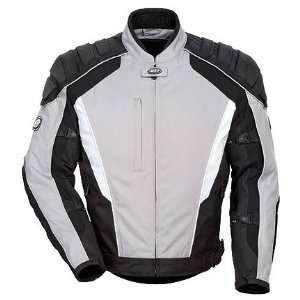 Tourmaster Cortech FSX Mens Motorcycle Jacket Silver XXXL 