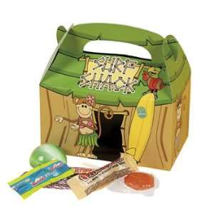 Beach Monkey Tropical Hut Treat Boxes   Party Favor & Goody Bags 