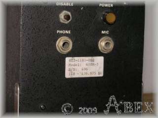 Collins VHF Transmitter Receiver 618M 3 Douglas DC9 #8  