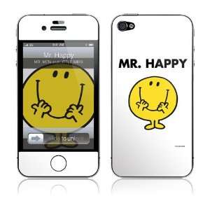    GelaSkins for iphone 4 4S MR HAPPY Protective Skin 