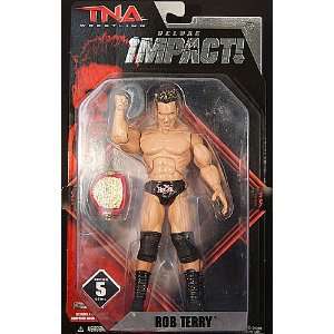   TERRY   TNA DELUXE IMPACT 5 TOY WRESTLING ACTION FIGURE Toys & Games