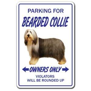   COLLIE ~Novelty Sign~ dog pet parking herding Patio, Lawn & Garden