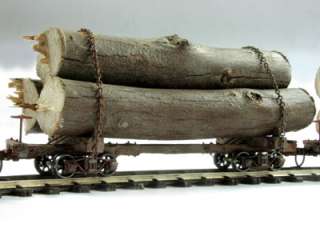 On30 24ft CLIMAX Skeleton Log Cars (6 car die cast kit)  
