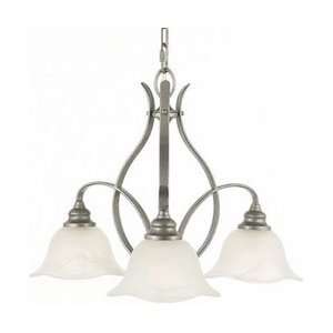  Murray Feiss Antique Pewter Morningside Chandeliers Mid 
