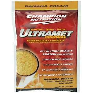  Champion Nutrition Ultramet Original, Banana Cream, 60 