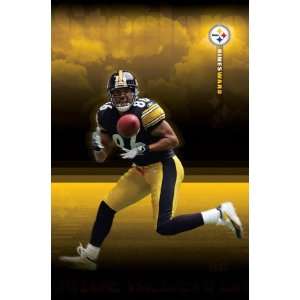  HINES WARD POSTER   22 X 34   PITTSBURGH STEELERS 3833 