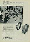   Watch Company 1957 Swiss Ad Neuchatel Switzerland Suisse Horlogerie