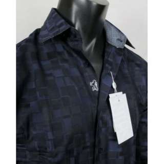   Bugatchi Woven Button up LS3939D87S MIDNIGHT Limited SHAPED FIT Shirt
