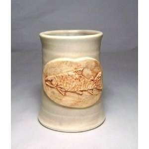  Beach Green Ceramic Tankard by Moonfire Pottery